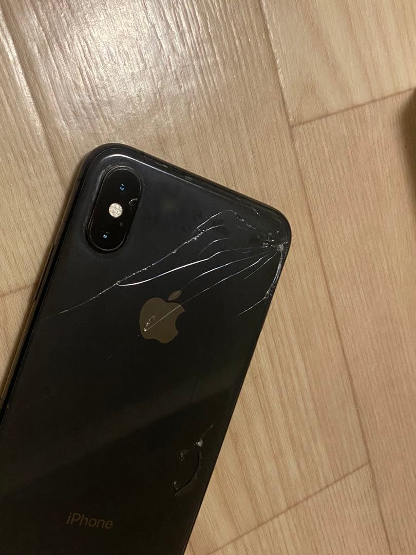 訳あり*SIMフリーiPhoneXS 256GB 公式箱、SIMピン,保護ケース