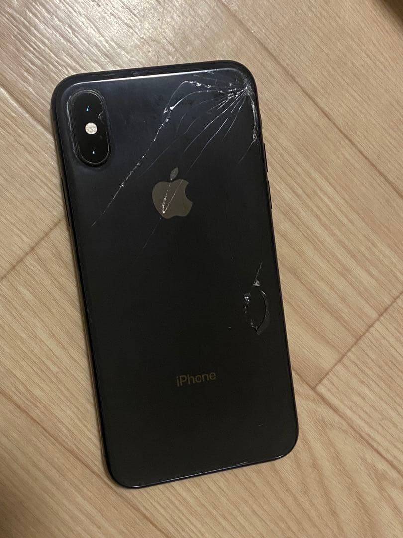 訳あり*SIMフリーiPhoneXS 256GB 公式箱、SIMピン,保護ケース