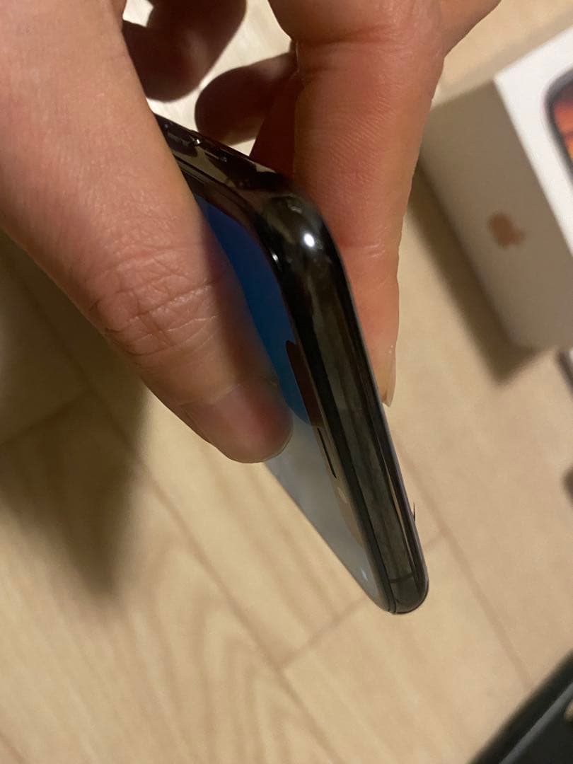 訳あり*SIMフリーiPhoneXS 256GB 公式箱、SIMピン,保護ケース