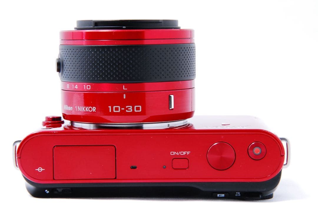 【低ショット1204回】Nikon 1 J1 レッド 元箱付き 初心者おすすめ