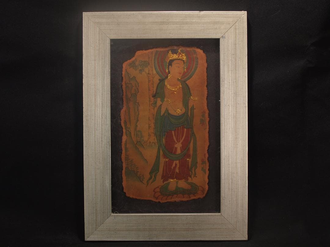 中国の壁画　戦時のもの　人物図　貴重品 古董品古美術 AK1921A7-2
