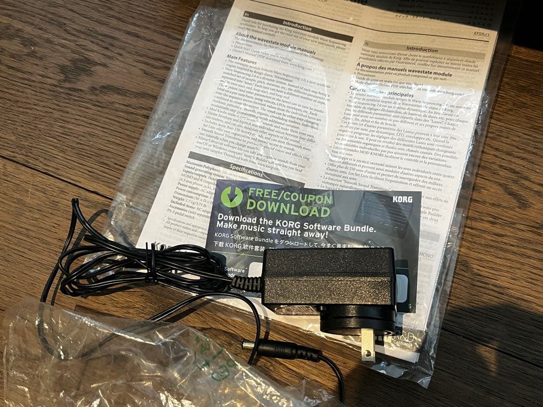 KORG wavestate module シンセサイザー 美品　元箱付き