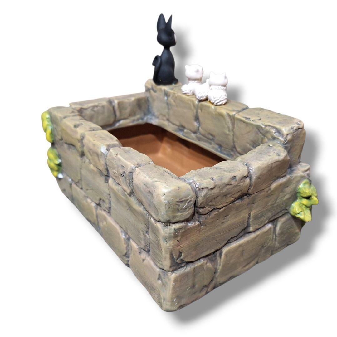 魔女の宅急便 ジジと子猫プランター Jiji Studio Ghibli