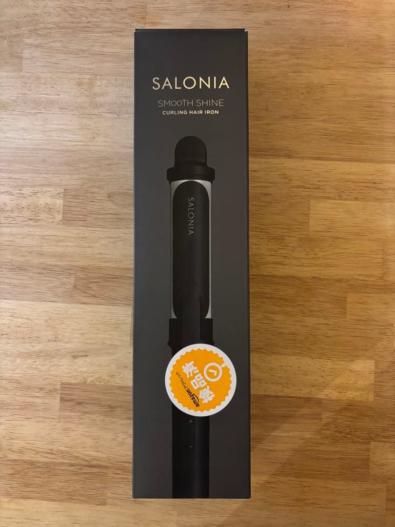 SALONIA スムースシャイン カールヘアアイロン 32mm ブラック