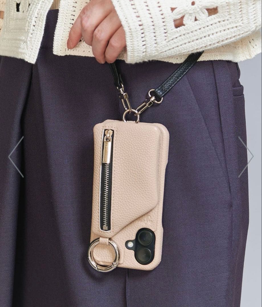 <ajew>CADENAS ストラップ iPhone16ケース