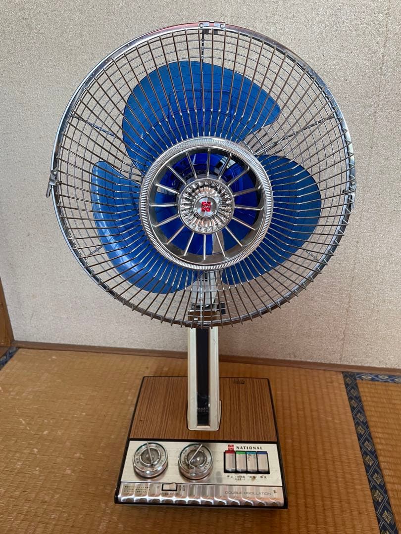 【動作確認済】National F-30LIC 扇風機 元箱付き　昭和レトロ
