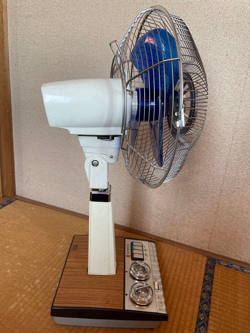 【動作確認済】National F-30LIC 扇風機 元箱付き　昭和レトロ