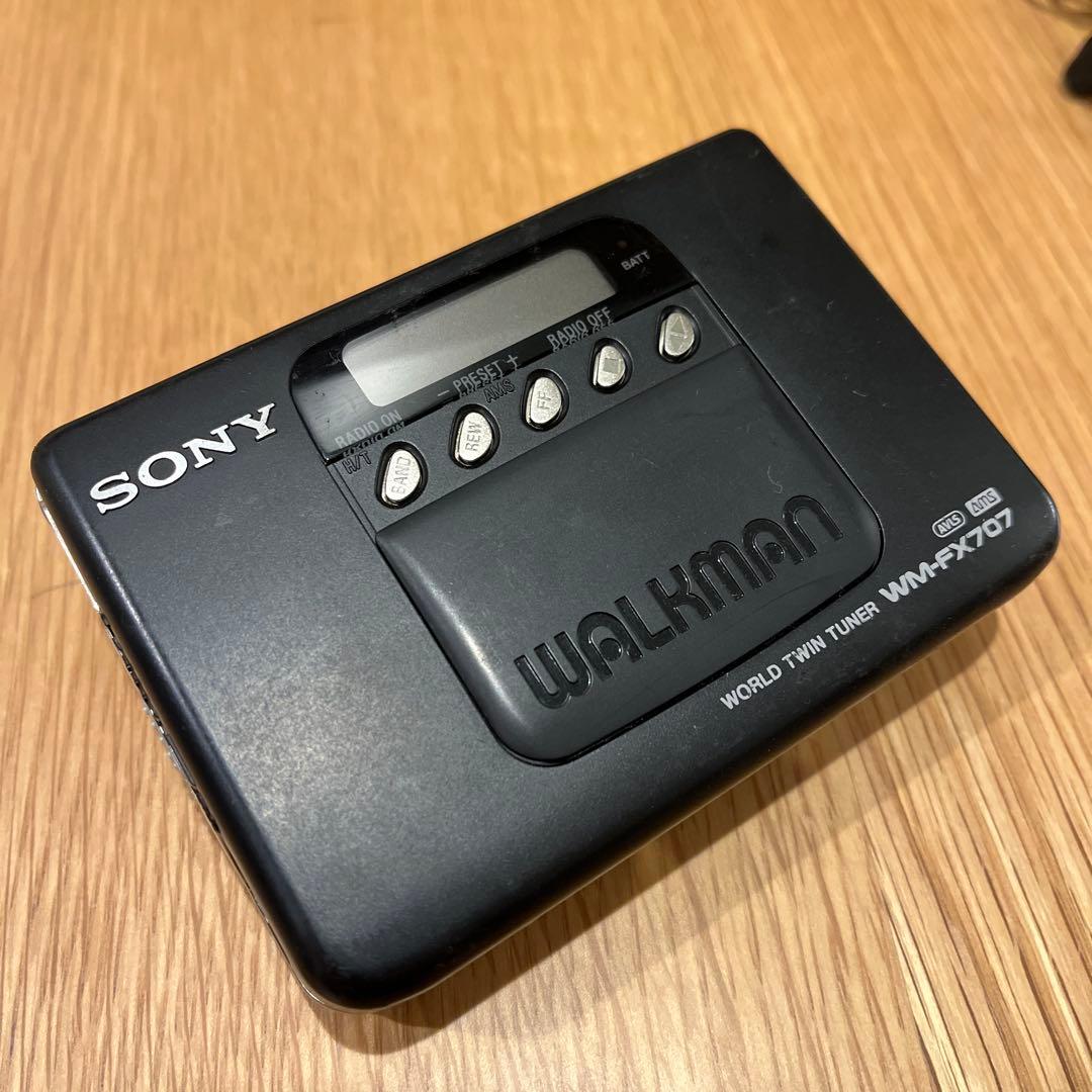 【当時モノ・ジャンク】SONY WM-FX707 ラジオカセットプレーヤ