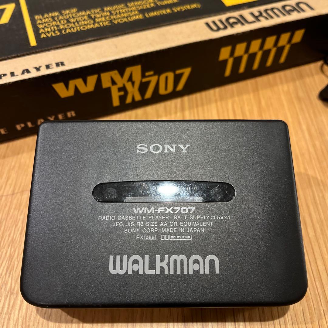 【当時モノ・ジャンク】SONY WM-FX707 ラジオカセットプレーヤ