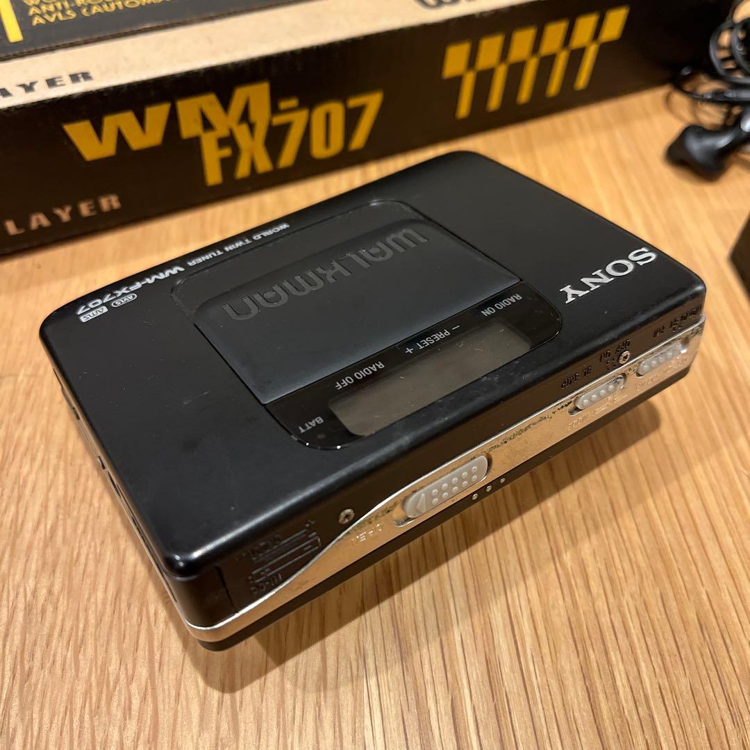【当時モノ・ジャンク】SONY WM-FX707 ラジオカセットプレーヤ