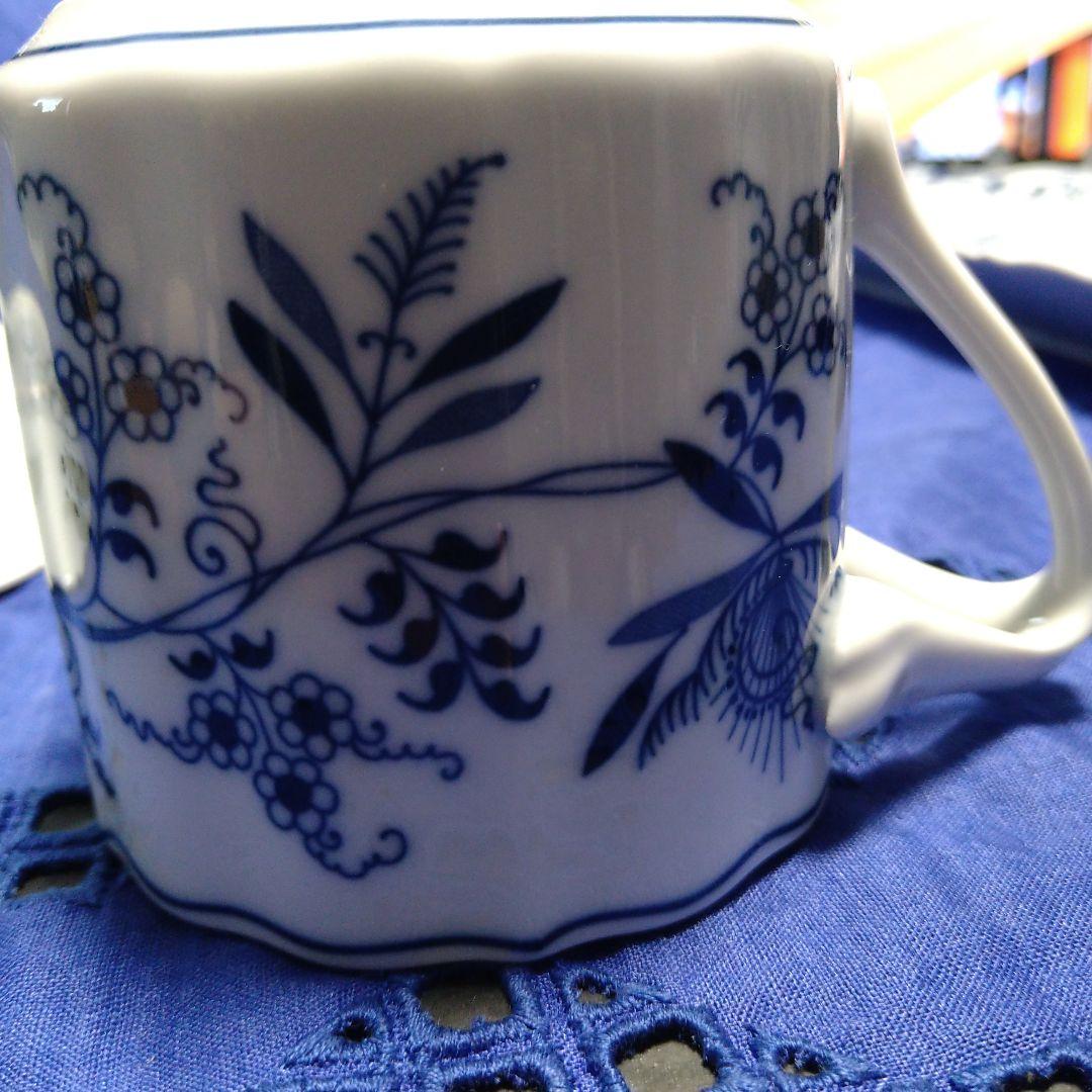 ♥美しいブルーダニュー♥プレート、キャニスター、マグカップセット