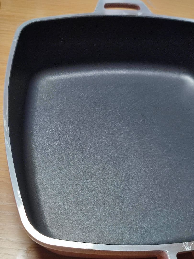 未使用品　アサヒ軽金属 ローストパン　L ガラス蓋　蒸し板　取説付き