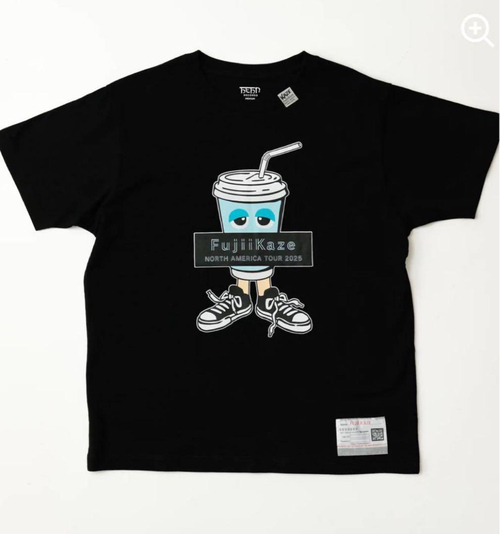 藤井風NORTH AMERICA TOUR 2025 ドリンクT（ブラック）XL