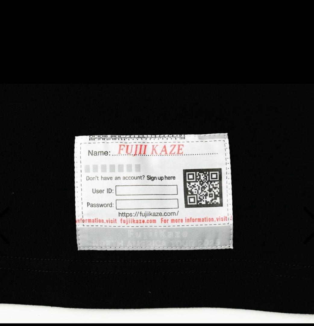 藤井風NORTH AMERICA TOUR 2025 ドリンクT（ブラック）XL