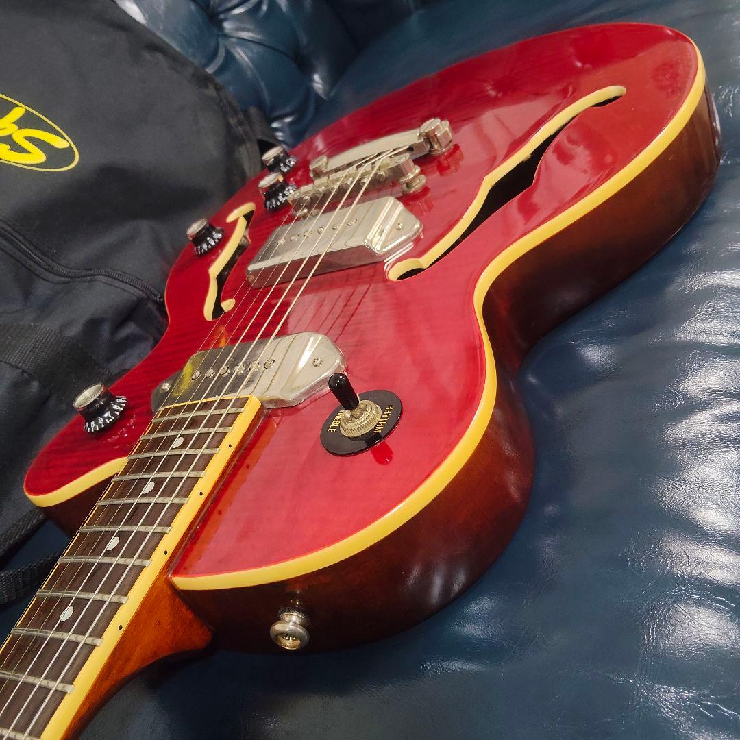 Epiphone WILDKAT STUDIO PRSロックペグ換装 セミアコ
