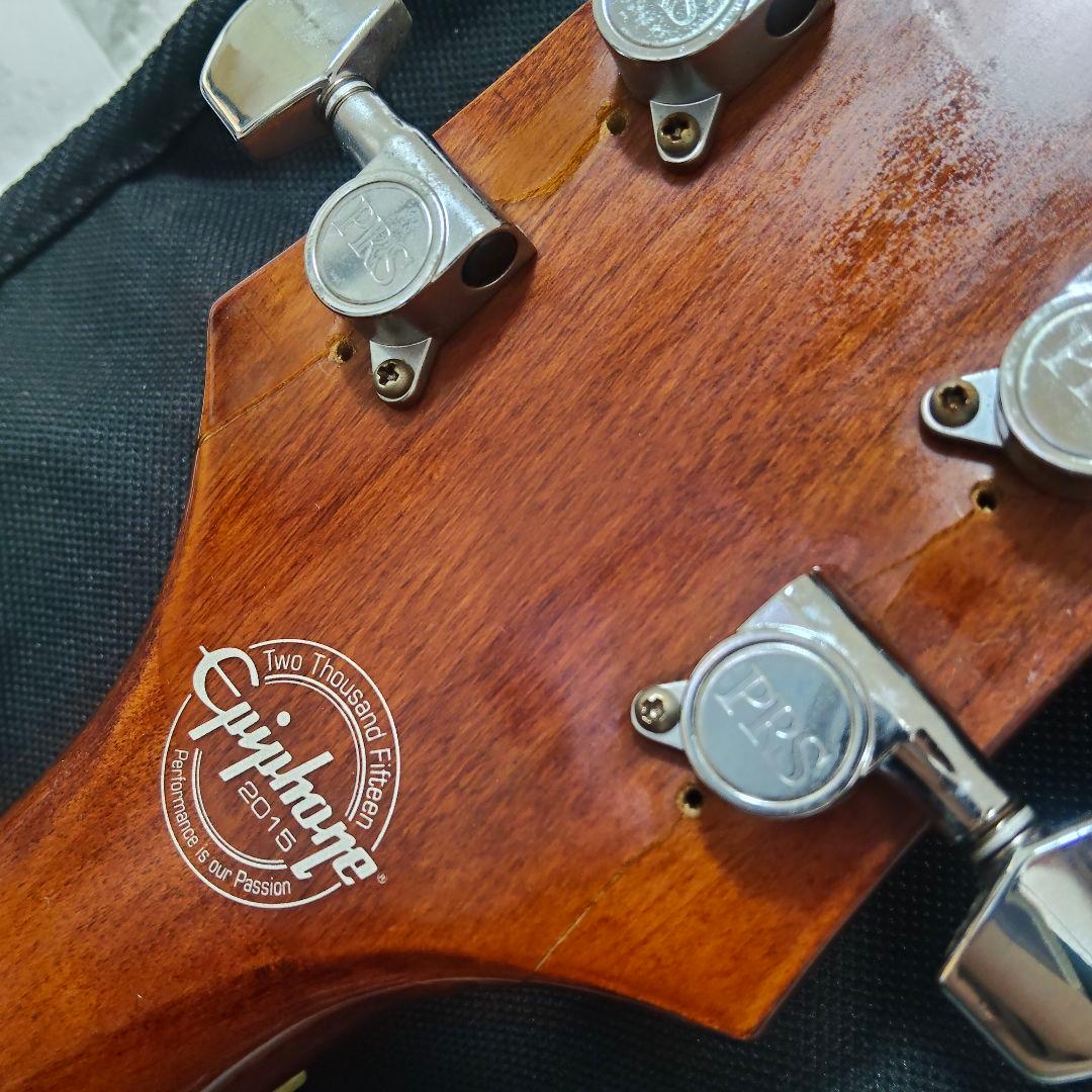 Epiphone WILDKAT STUDIO PRSロックペグ換装 セミアコ