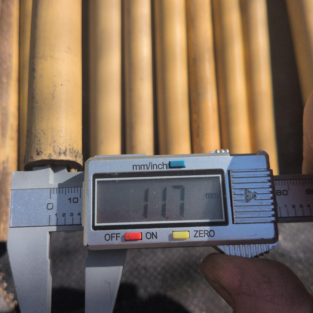 篠竹 篠笛素材１７本 自然乾燥８年 反り小