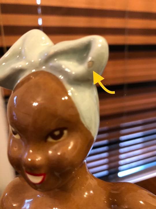 57 ヴィンテージ　ジョセフィンベカー像　プランター　ヘデイースクープ