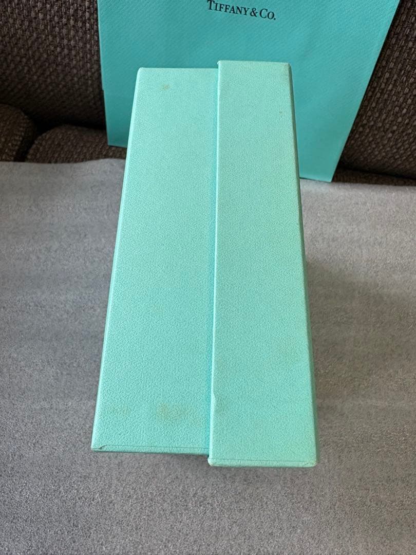 正規品未使用保管品ティファニー　バッグ　ショッパー　小物入れ　陶器　置き物　花瓶