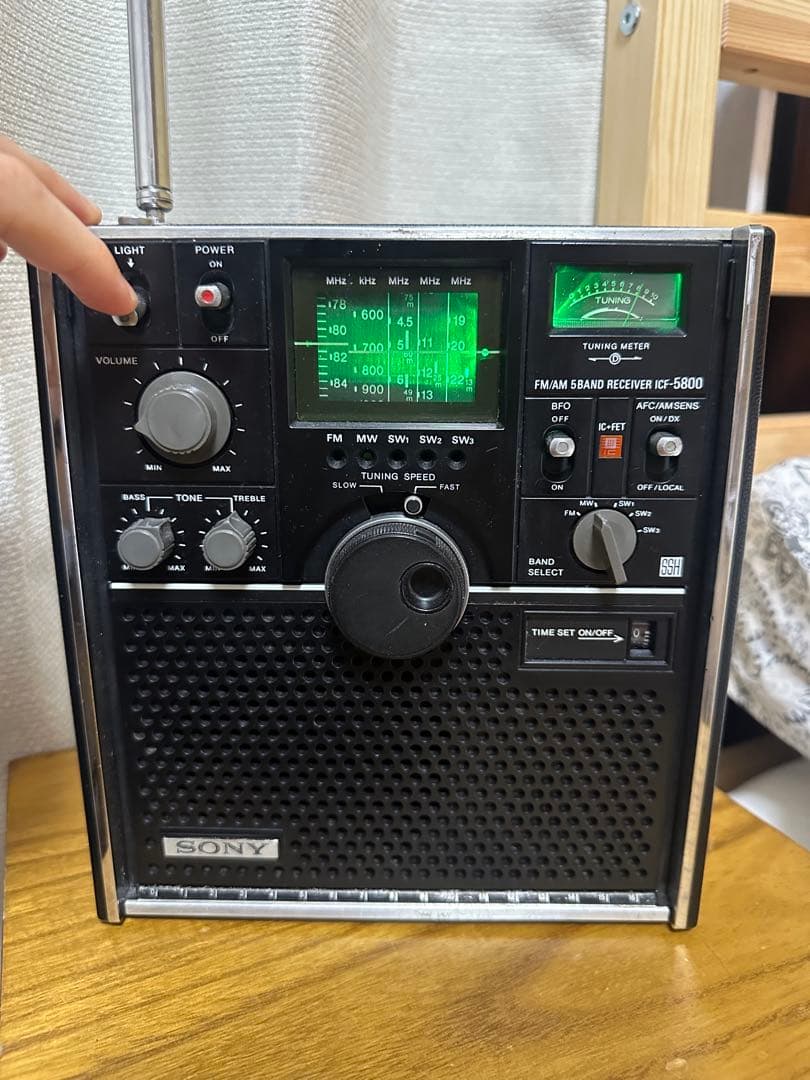 【早いもの勝ち】SONY スカイセンサー5800 短波ラジオジャンク