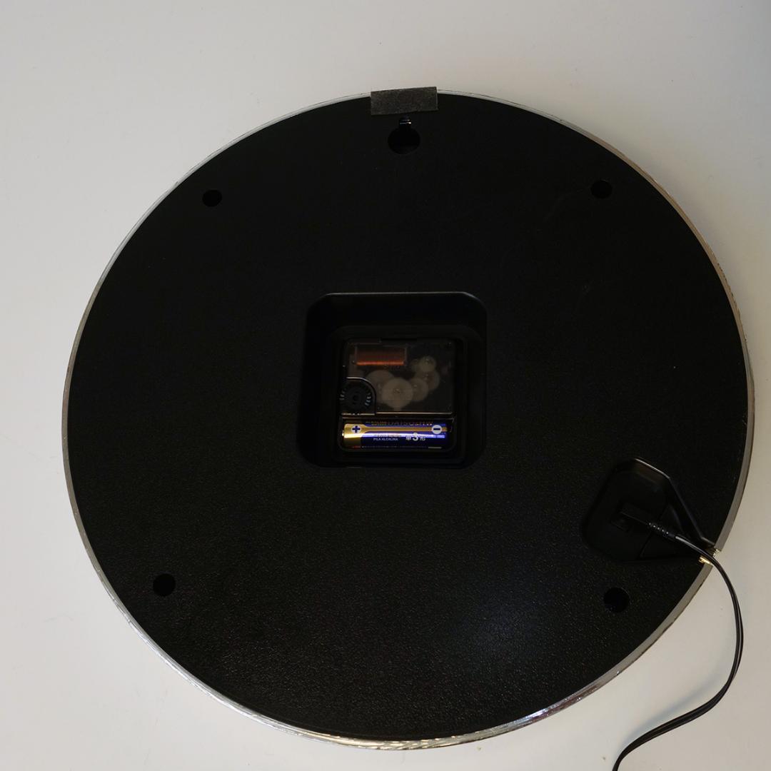 アメリカンネオンクロック JOHNSON GASOLENE 掛け時計