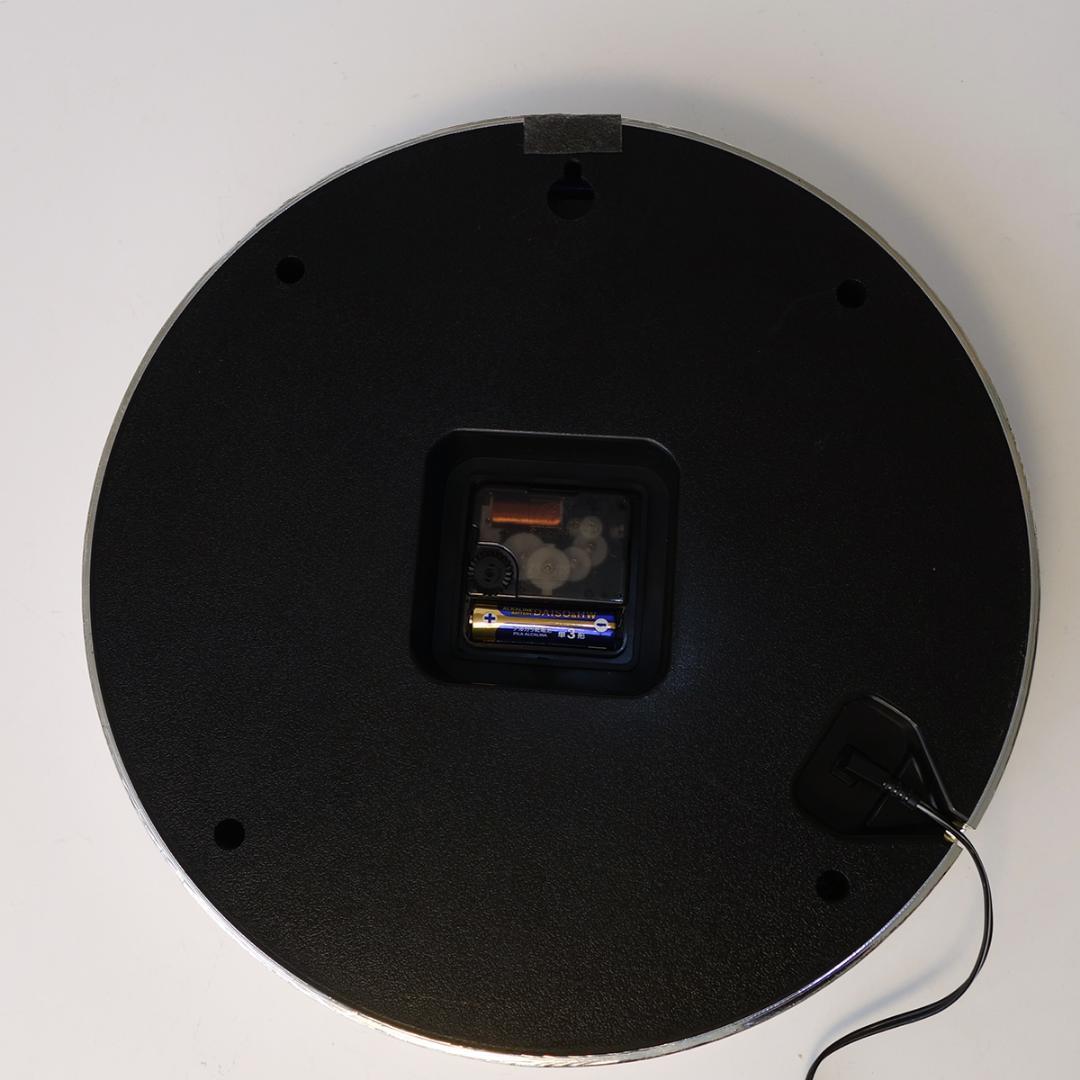 アメリカンネオンクロック JOHNSON GASOLENE 掛け時計