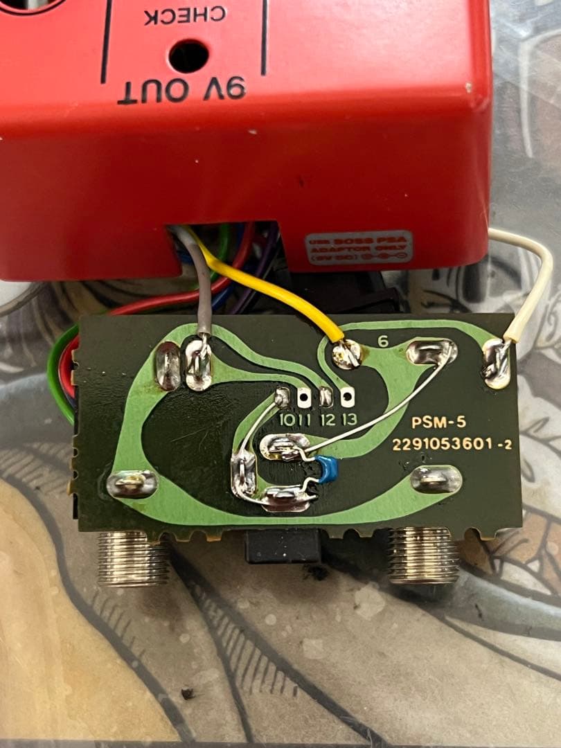 BOSS PSM-5 CENTAUR風バッファ P to P mod