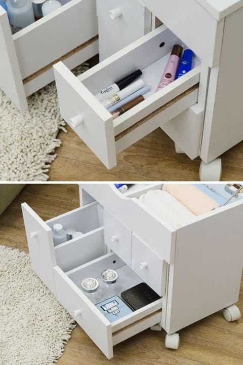 新品　ドレッサー　ワゴン　コスメ　メイク