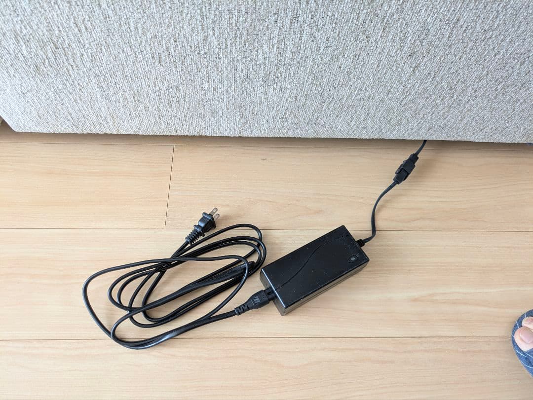 ニトリ3人掛け電動布張りリクライニングソファ(KK6133 BE) ベージュ