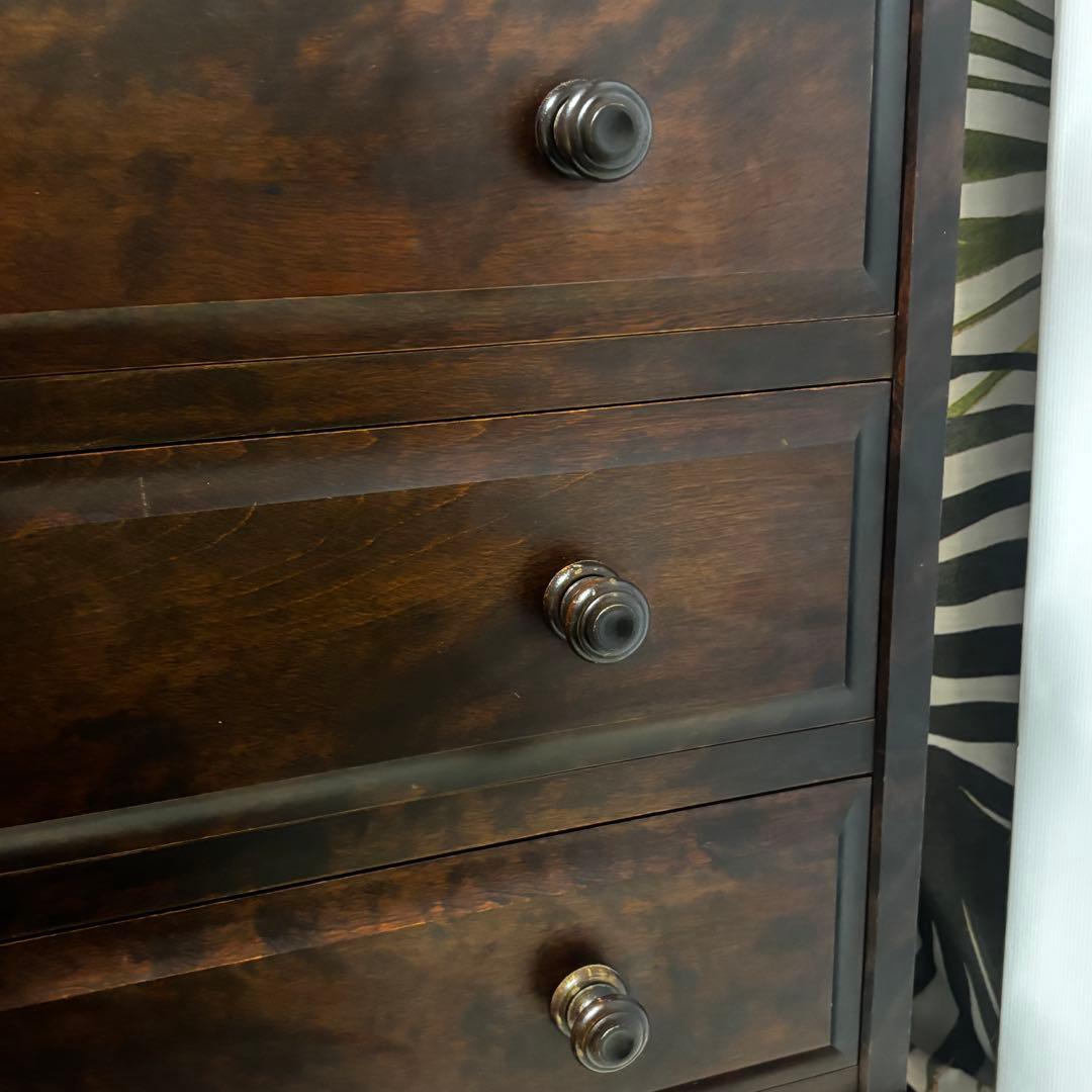 北海道民芸家具 整理タンス 7段9杯 ハイチェスト 整理箪笥 引き出し