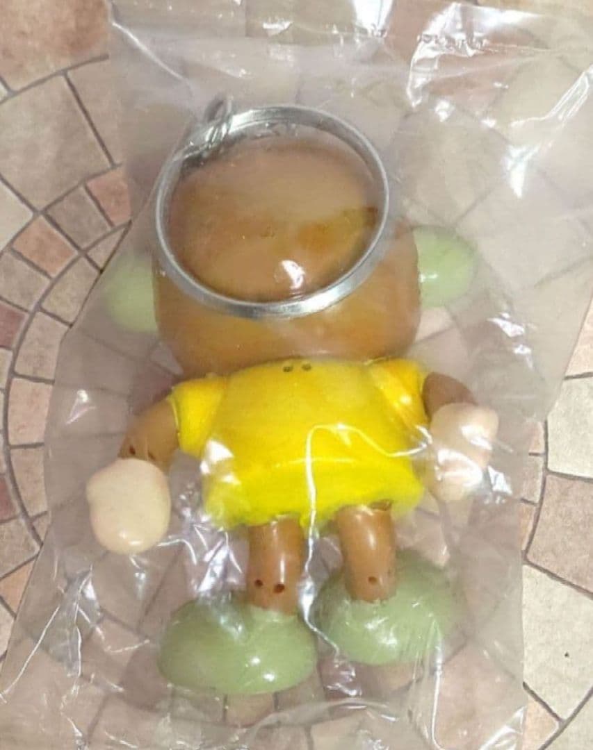 uu２００４年激レア！おさるのもんきちマスコットフィギュアキーホルダー６個