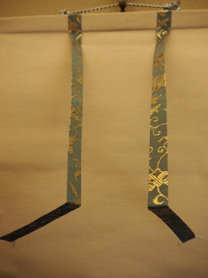 大徳寺塔頭黄梅院院主 小林太玄自筆一行書『歳月不待人』掛軸（共箱）