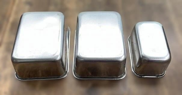 ステンレス 深型組バット キッチンバット 角盆 調味料缶 計10点