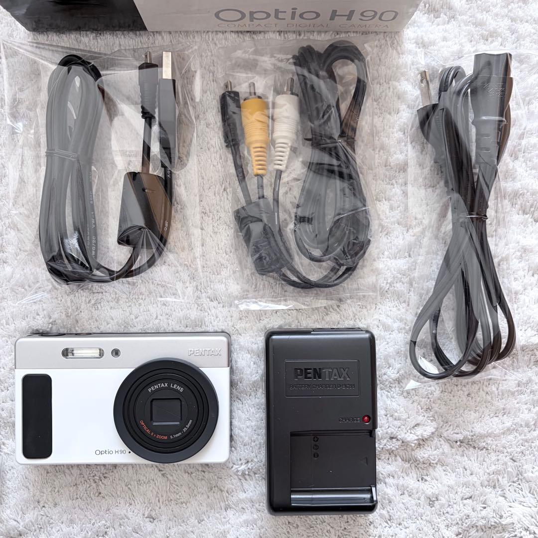 極上品【動作確認済】PENTAX ペンタックス Optio H90 レトロカメラ