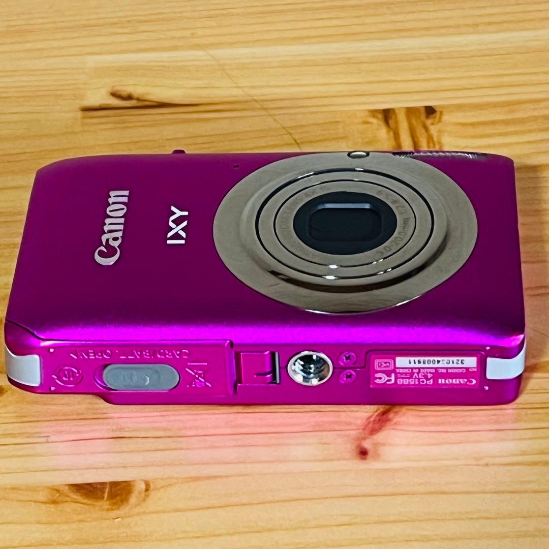 Canon IXY 210F コンパクトデジカメ 手ブレ　パープル