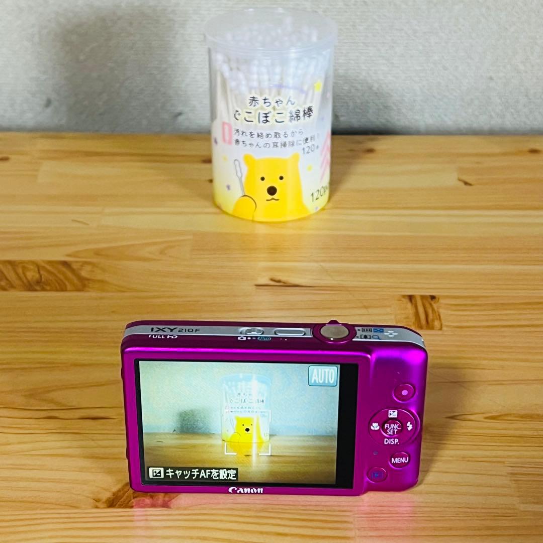 Canon IXY 210F コンパクトデジカメ 手ブレ　パープル