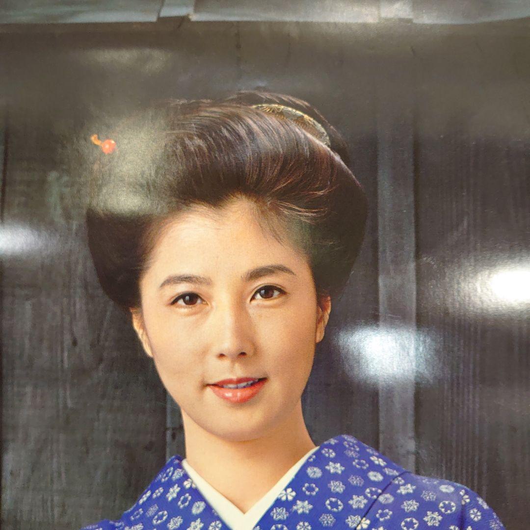 昭和レトロ　サントリーレッドエクストラ　大原麗子さんポスター　当時物　非売品