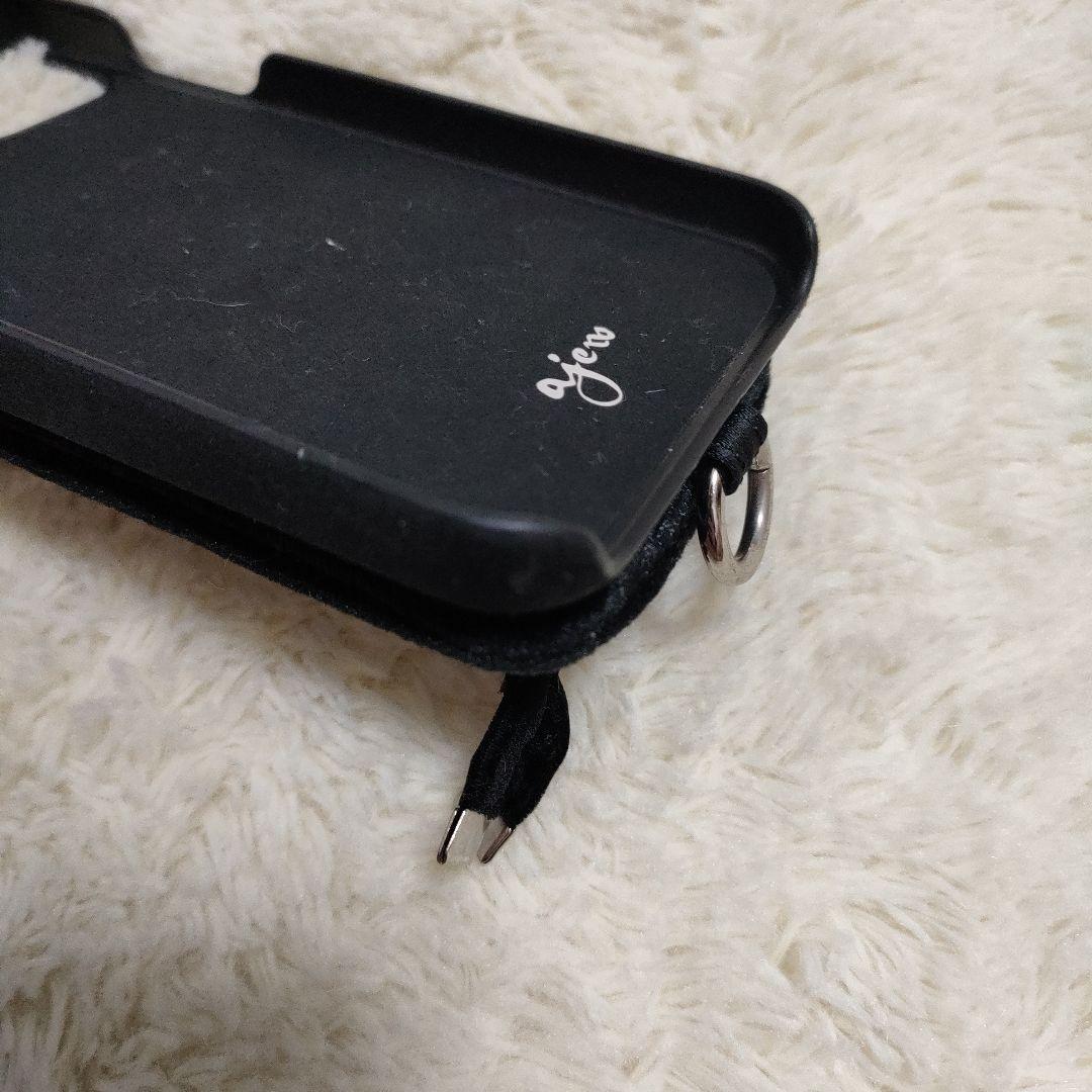 iPhone12/12Pro エジュー ケース ajew ブラック 黒