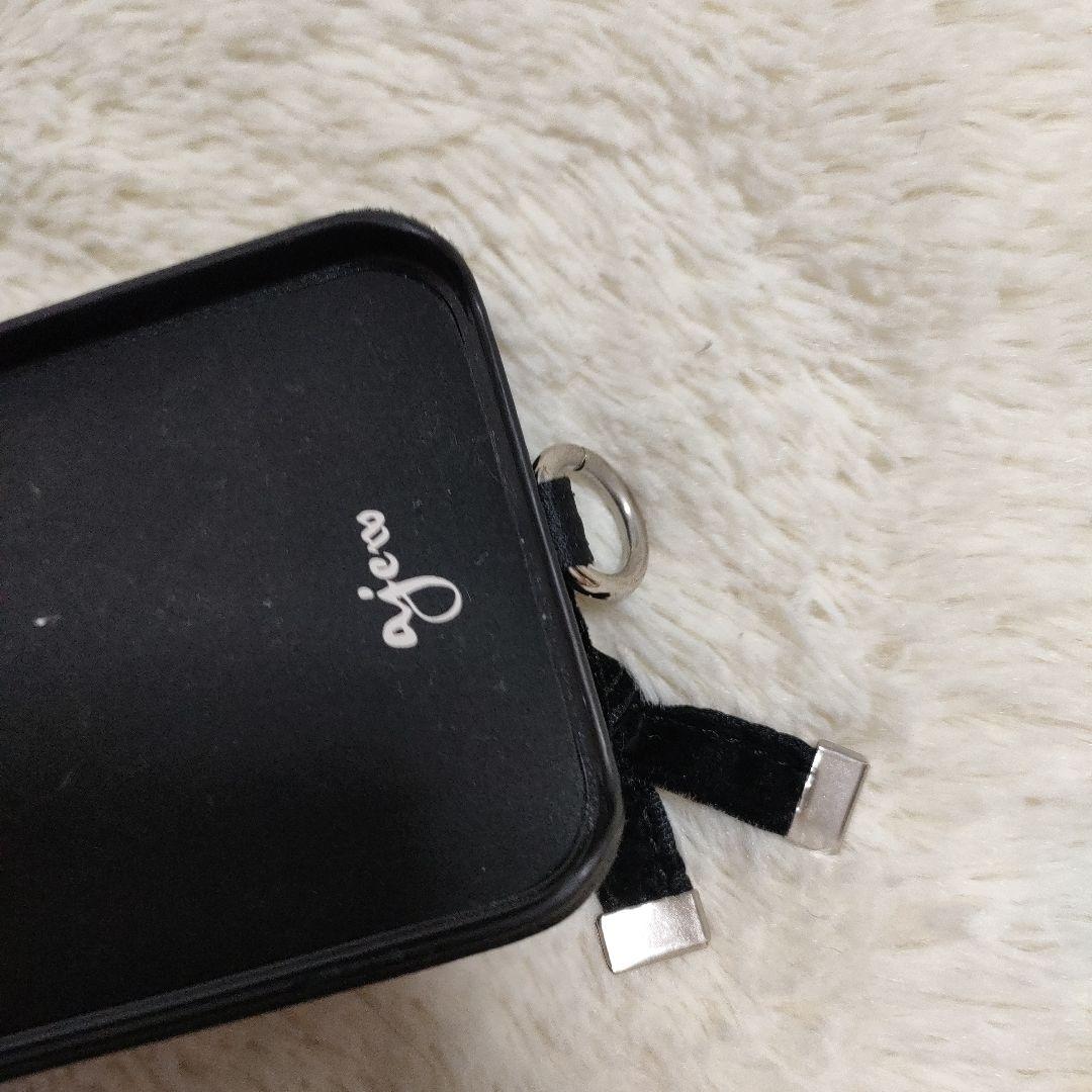 iPhone12/12Pro エジュー ケース ajew ブラック 黒