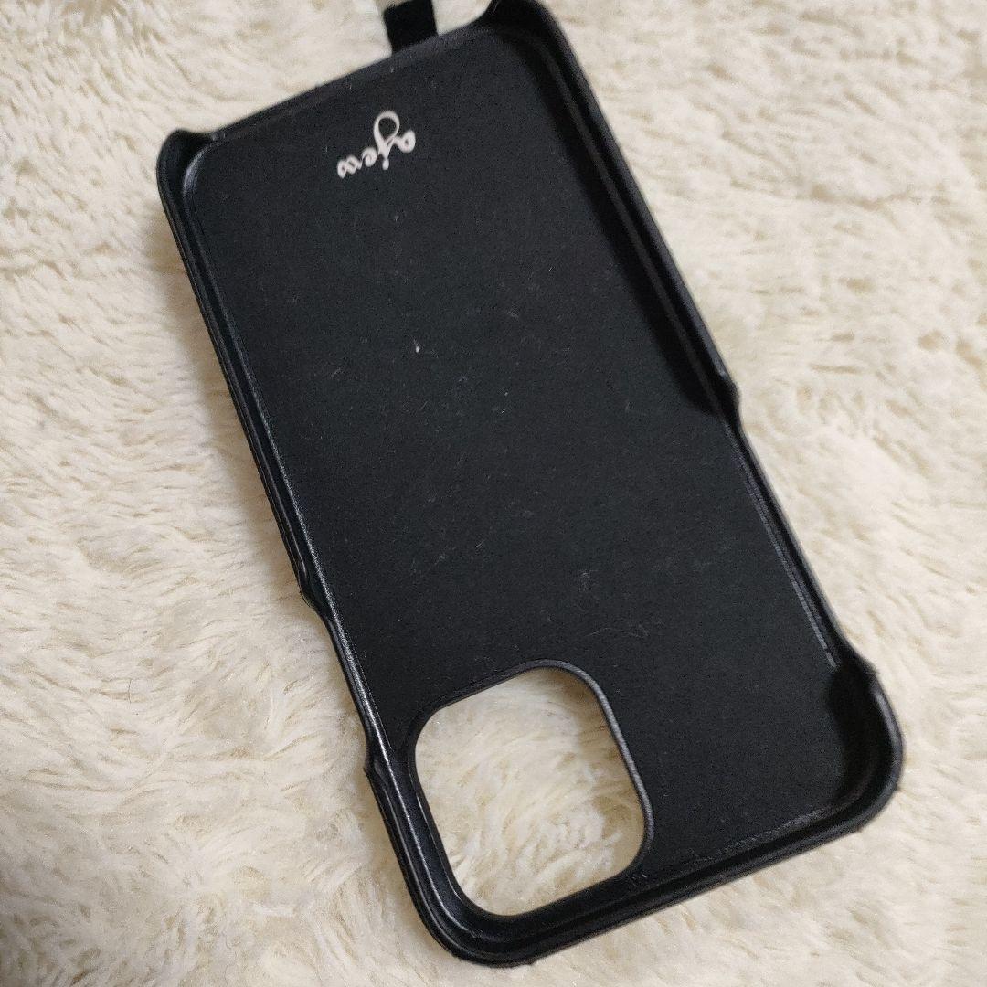 iPhone12/12Pro エジュー ケース ajew ブラック 黒