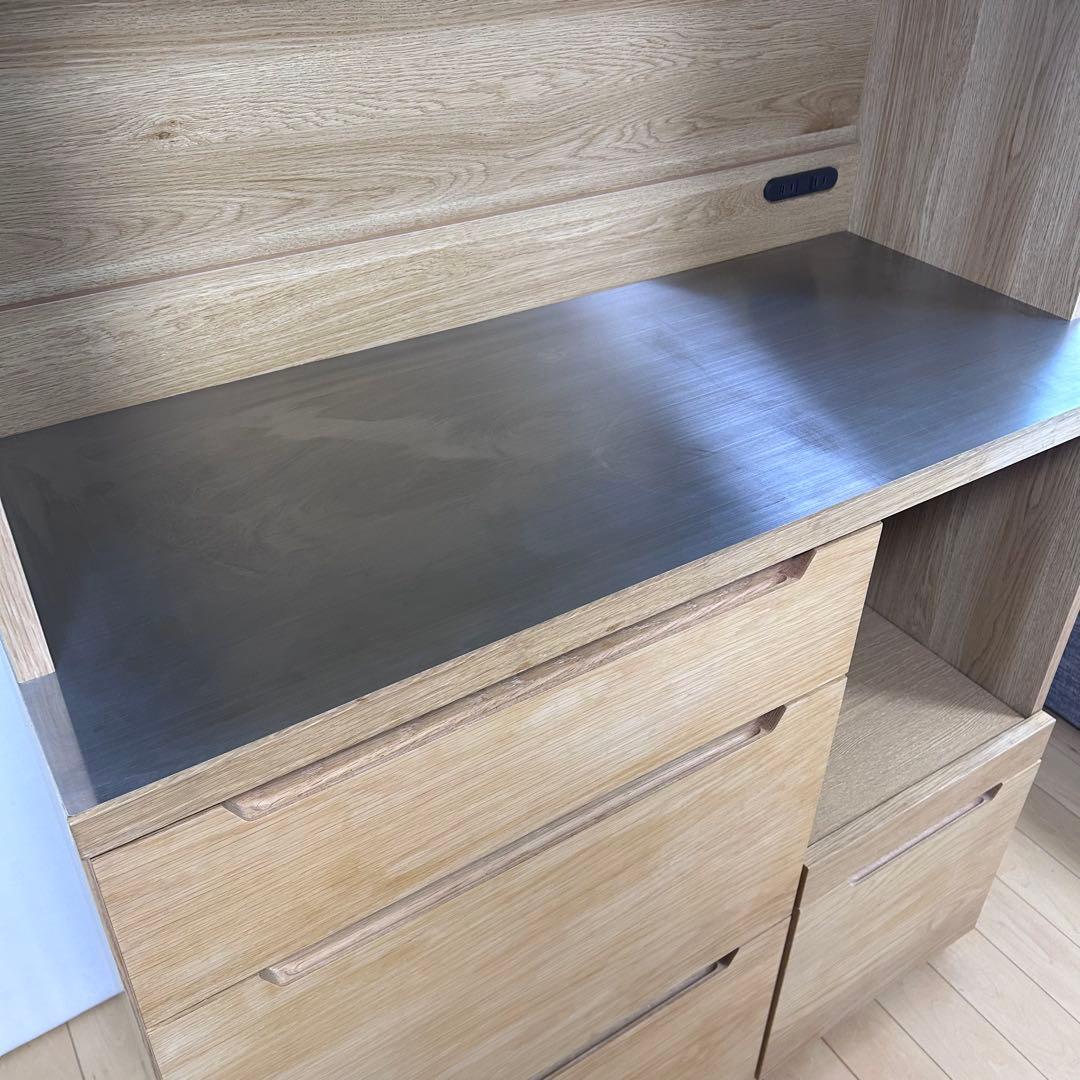 【yuki様】unico LOMキッチンカウンター　W1000 setF オーク