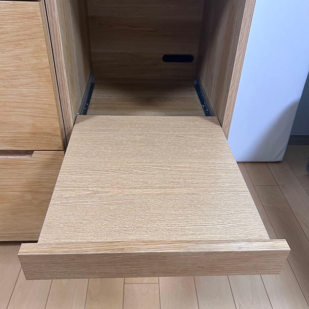 【yuki様】unico LOMキッチンカウンター　W1000 setF オーク