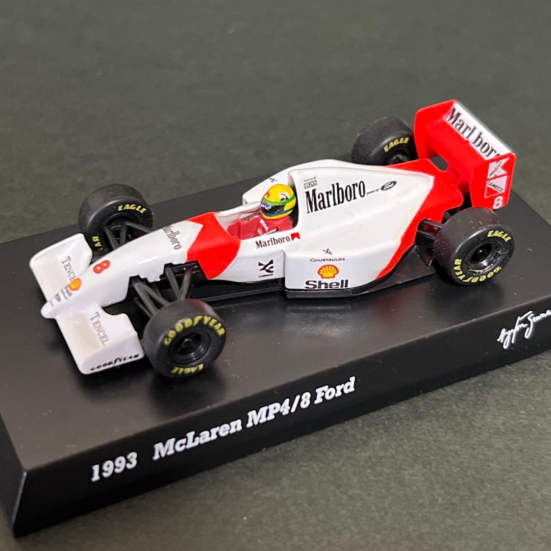 京商 1/64 アイルトン・セナ ミニカー コレクション マルボロデカール 絶版