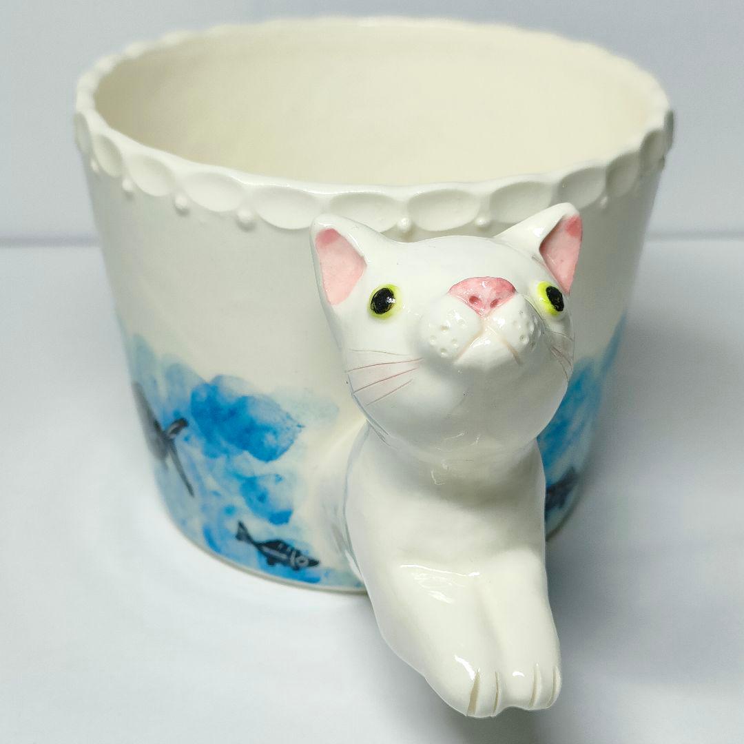 【新品】Sugar Poppo 飛び出す　猫カップ シュガーポッポ