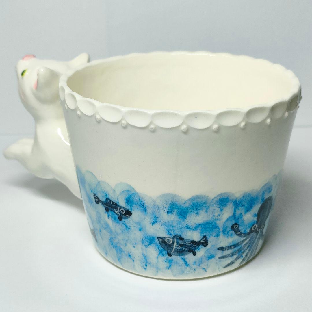 【新品】Sugar Poppo 飛び出す　猫カップ シュガーポッポ