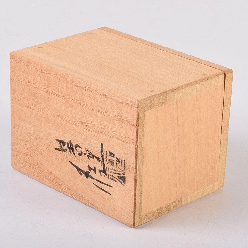 YUKI TANAKA加藤丈佳造　色絵金彩花文　香合　共布共箱　V8484