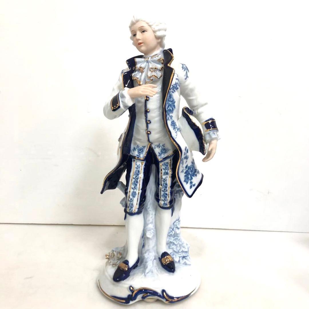 KPM フィギュリン　陶磁器　紳士と貴婦人　2点セット　人形