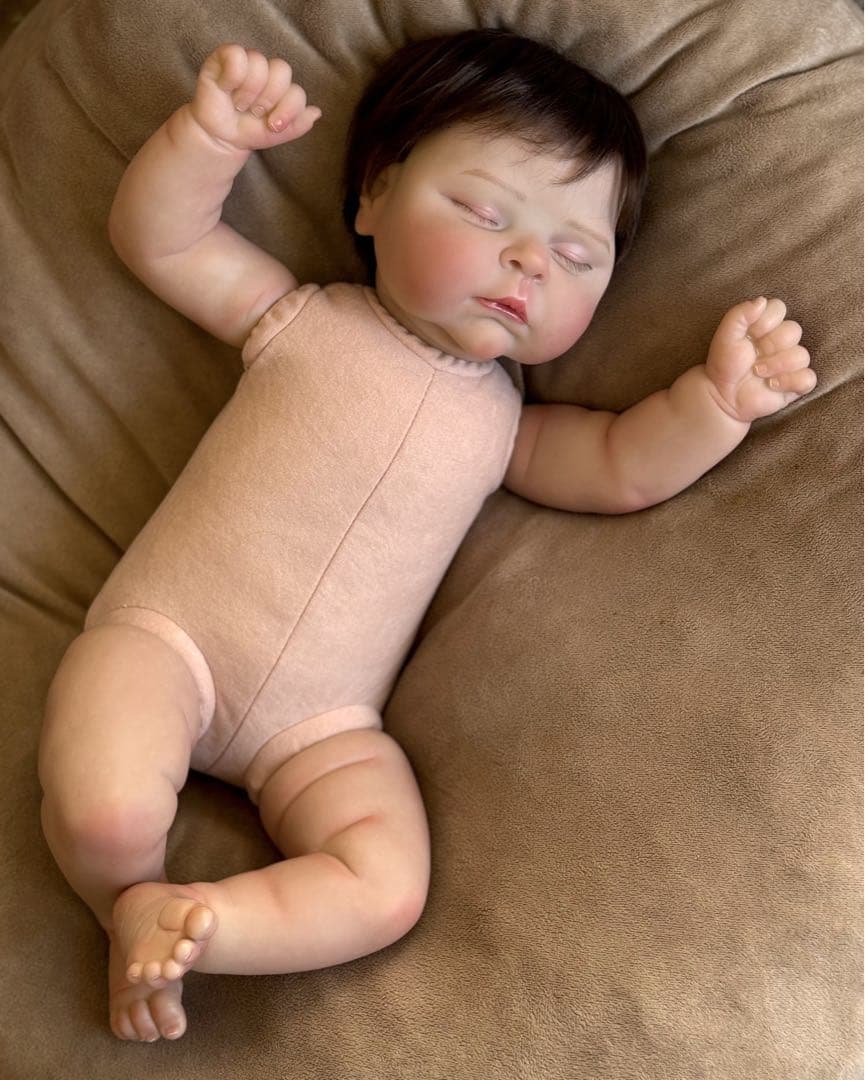 ★新品★リボーンドール むっちりお寝んねベビーちゃん 50cm