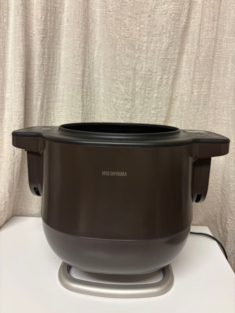 アイリスオーヤマ シェフドラム 最上級モデル ブラウン KDAC-IA2-T