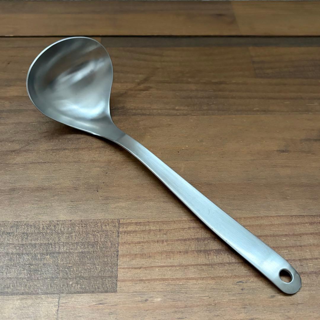 柳宗理 23cm ステンレス パンチングザル・ボールとレードルSの3点セット